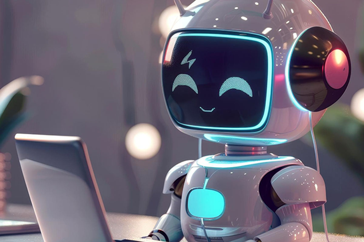 Premium AI interface scene